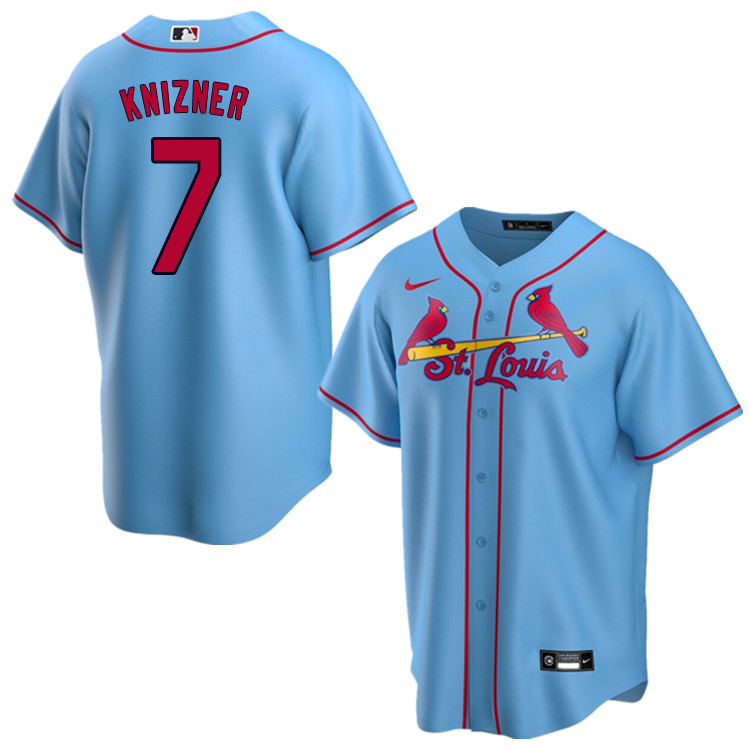 Nike Men #7 Andrew Knizner St.Louis Cardinals Baseball Jerseys Sale-Blue